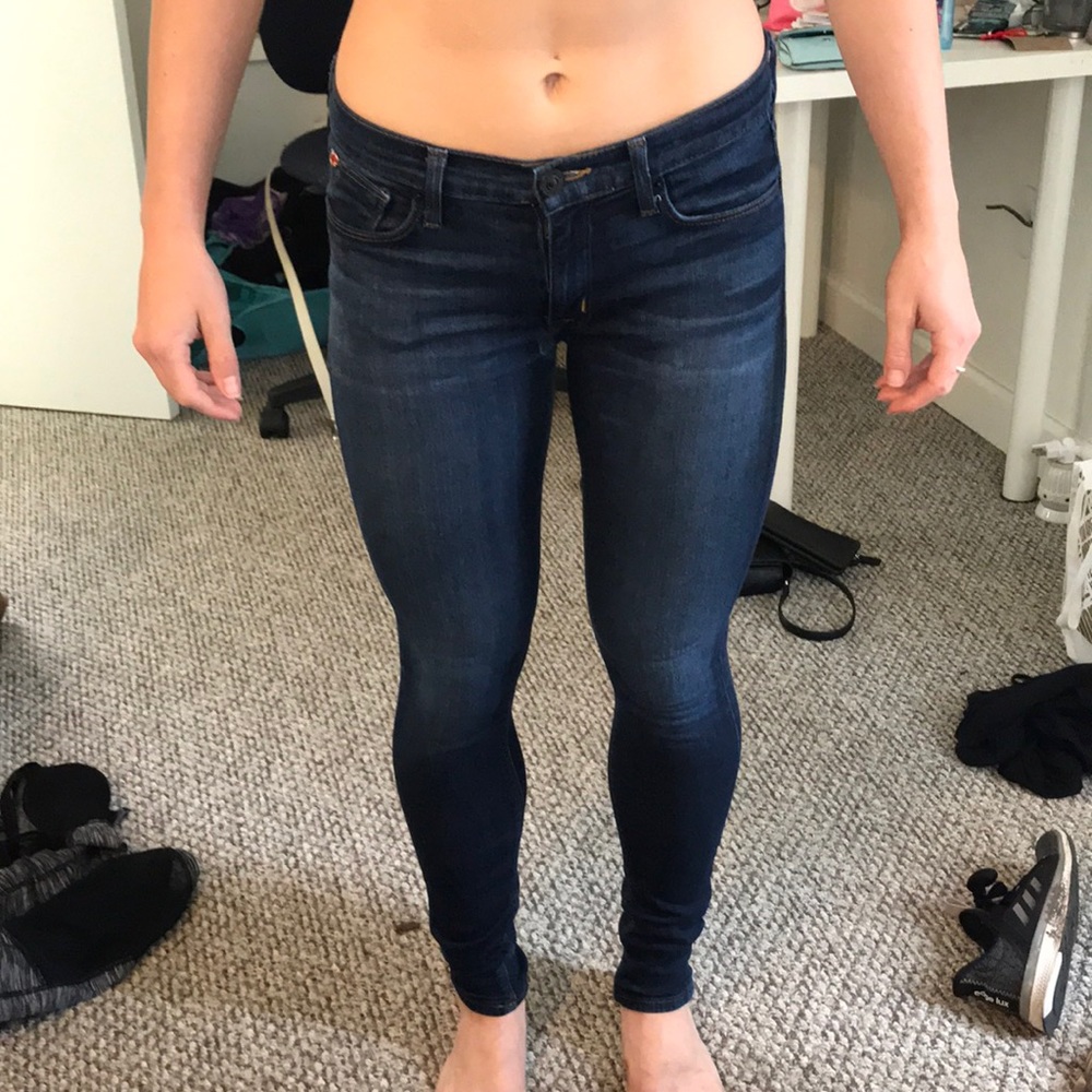 Hudson dark blue skinny jeans